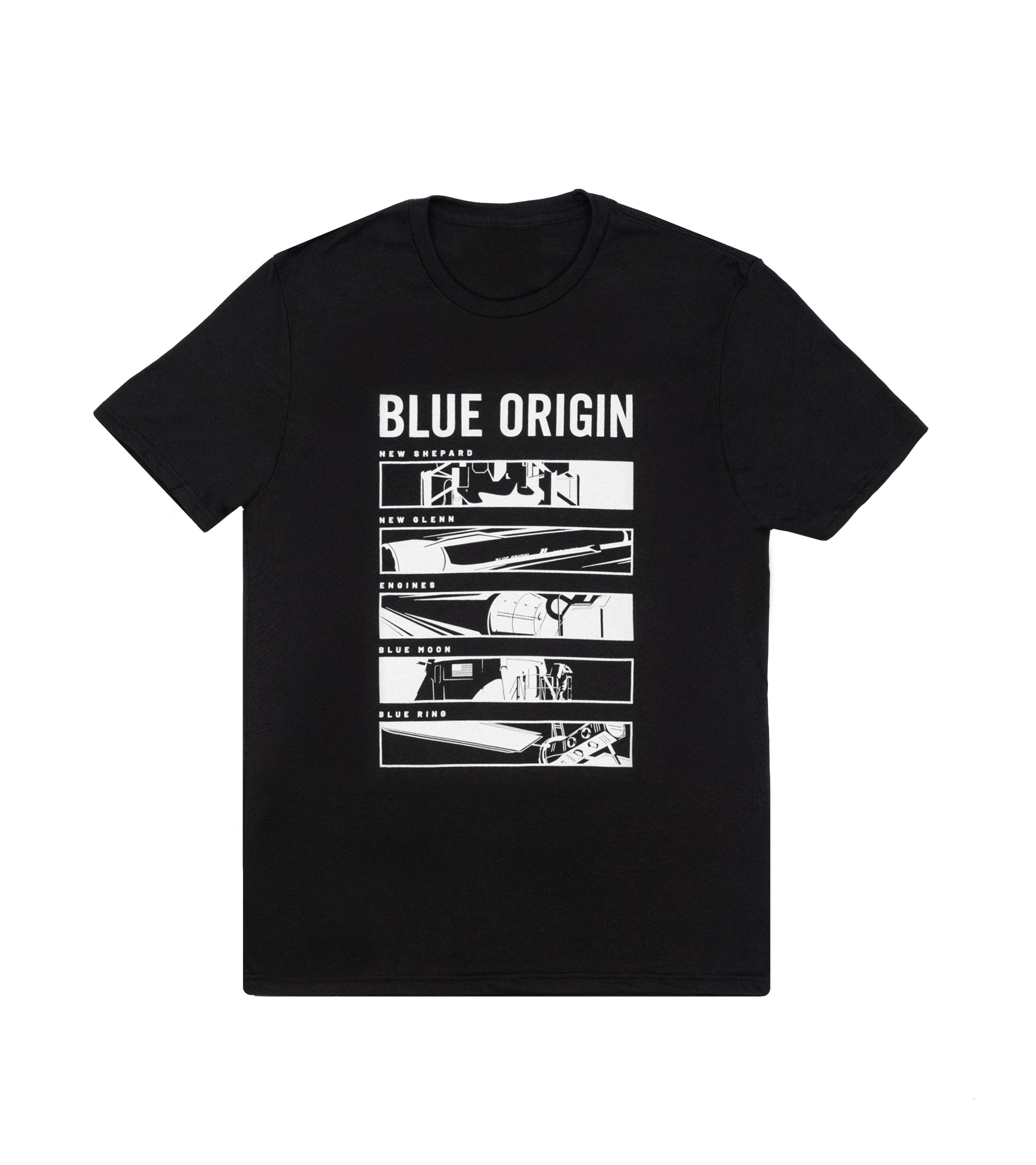 Blue Origin Vehicle Tee Blue Origin Shop