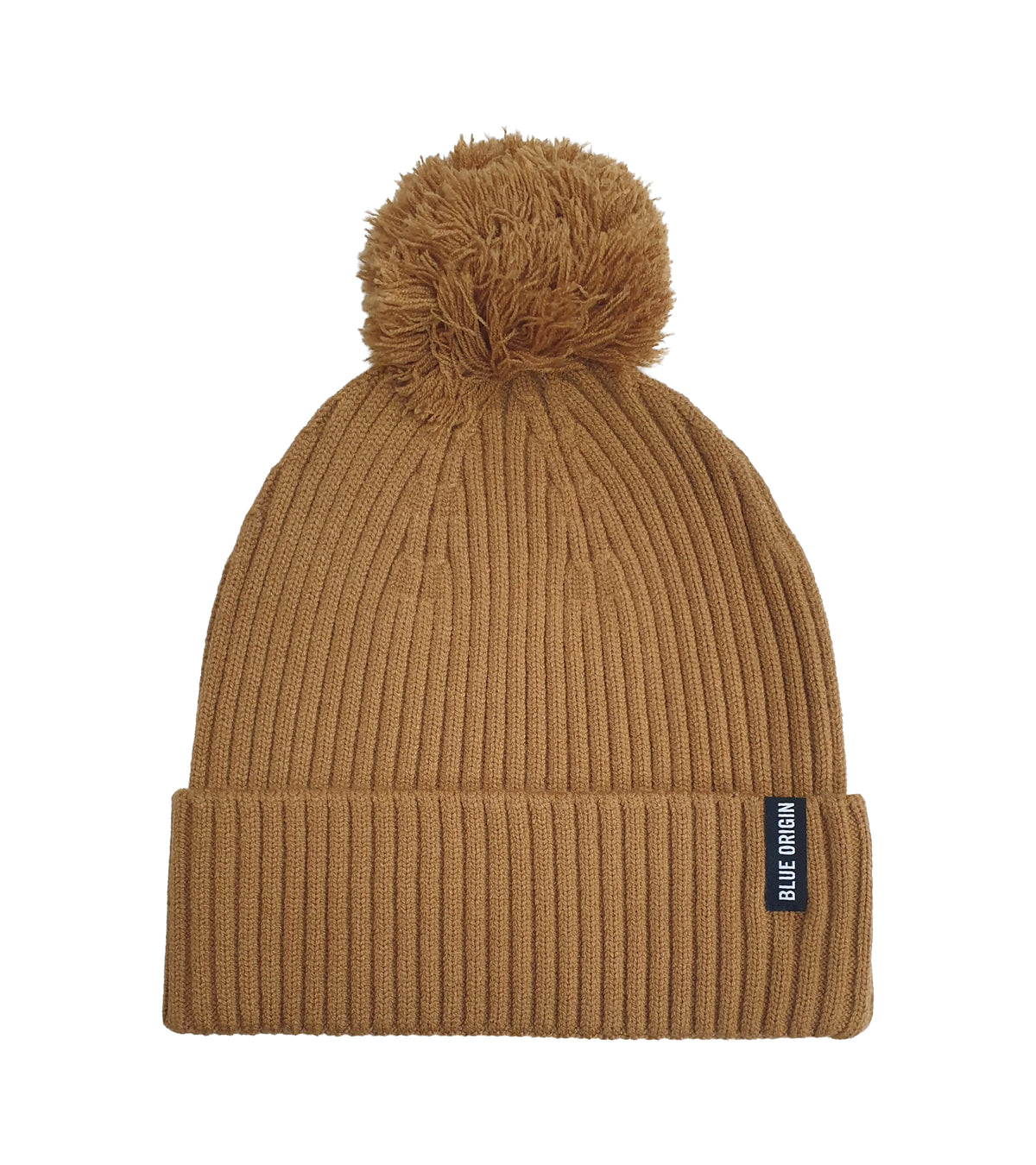Rib Knit Pom Beanie