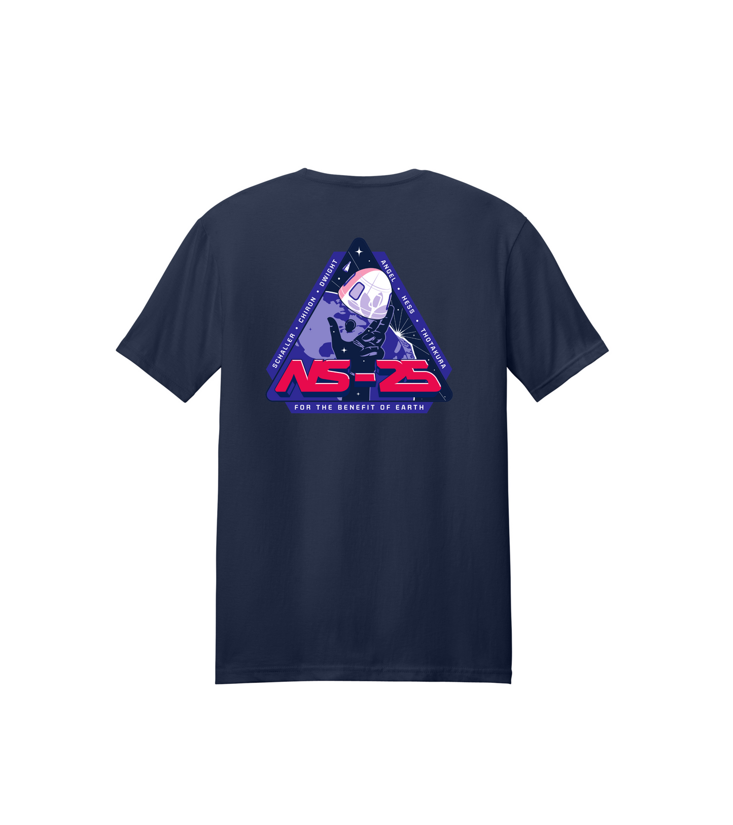 NS-25 Mission Tee - Front and Back