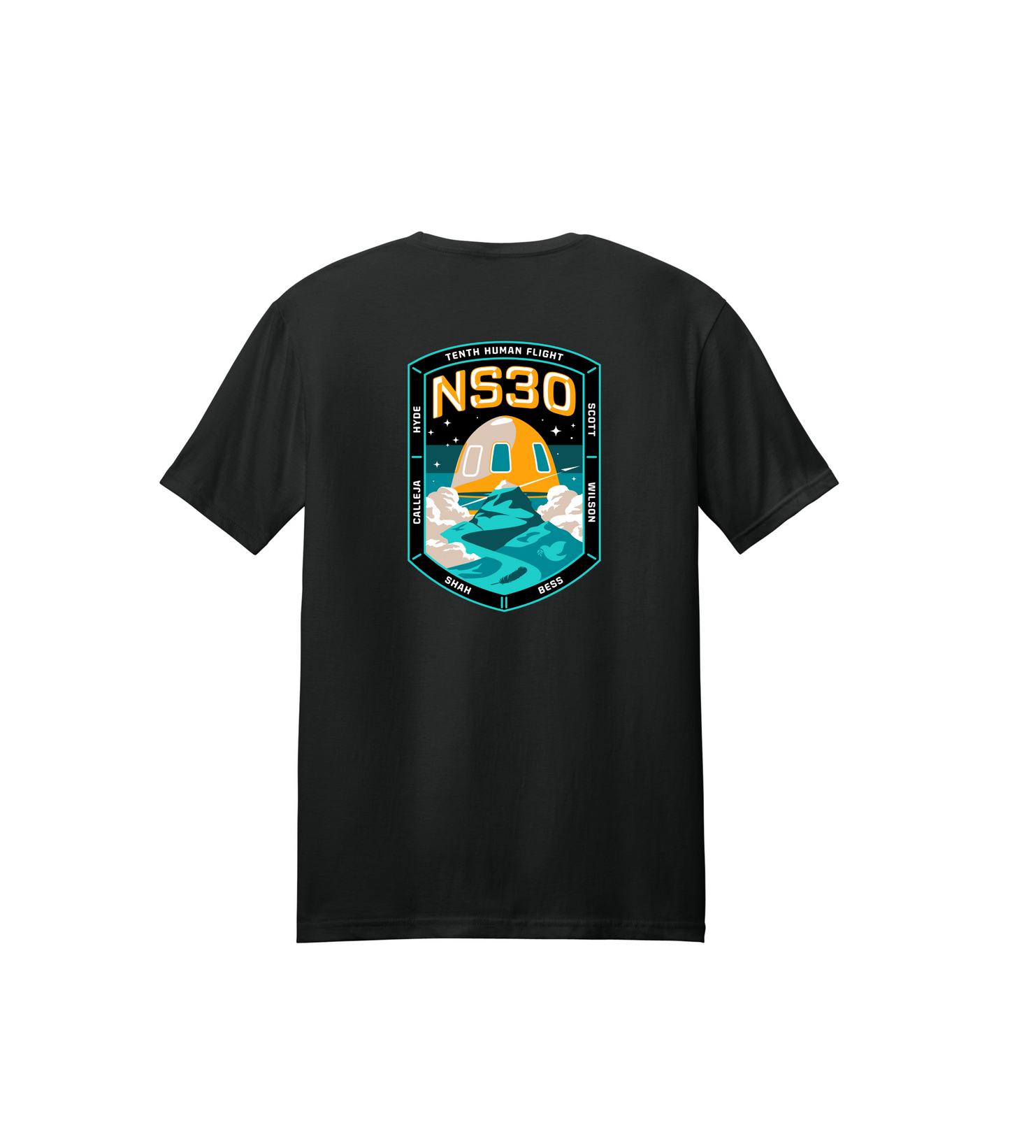 NS-30 Mission Tee - Front and Back