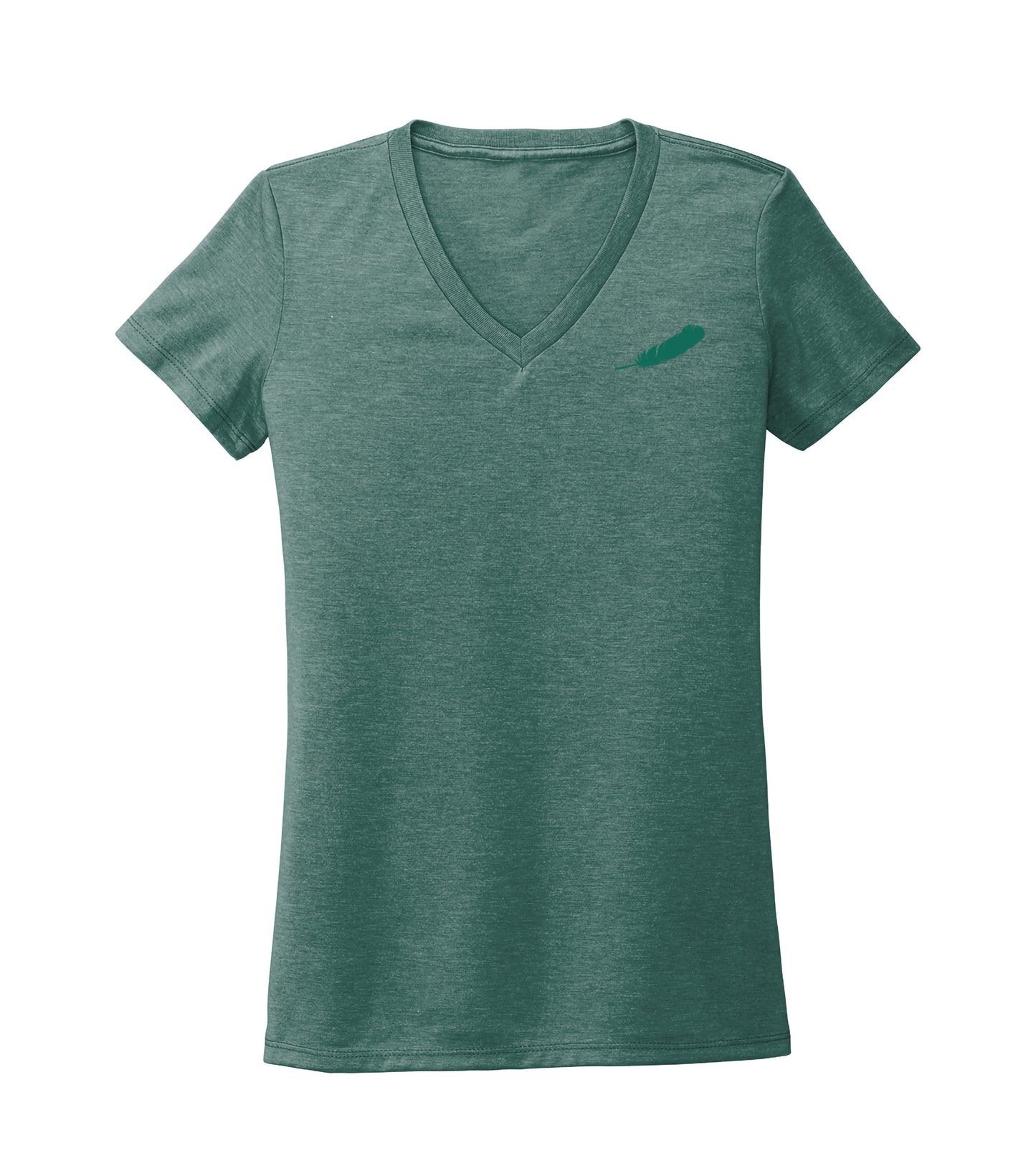Women's Feather V-Neck Tee