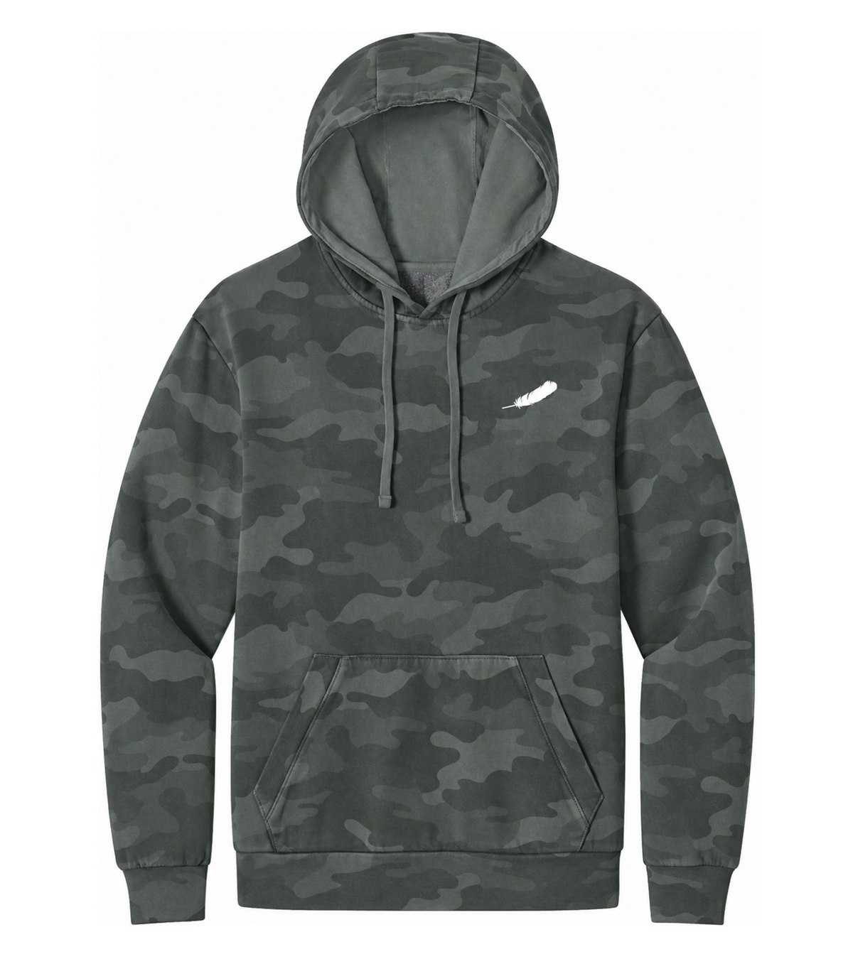 Washed Camo Hoodie