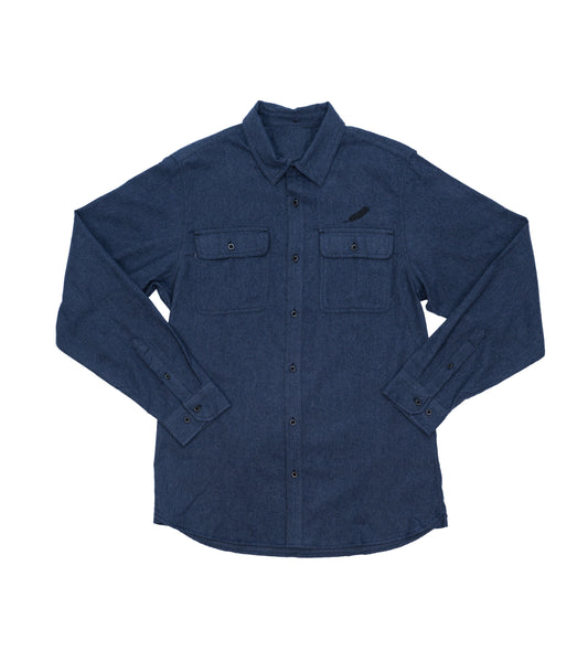 Men's Solid Flannel Shirt