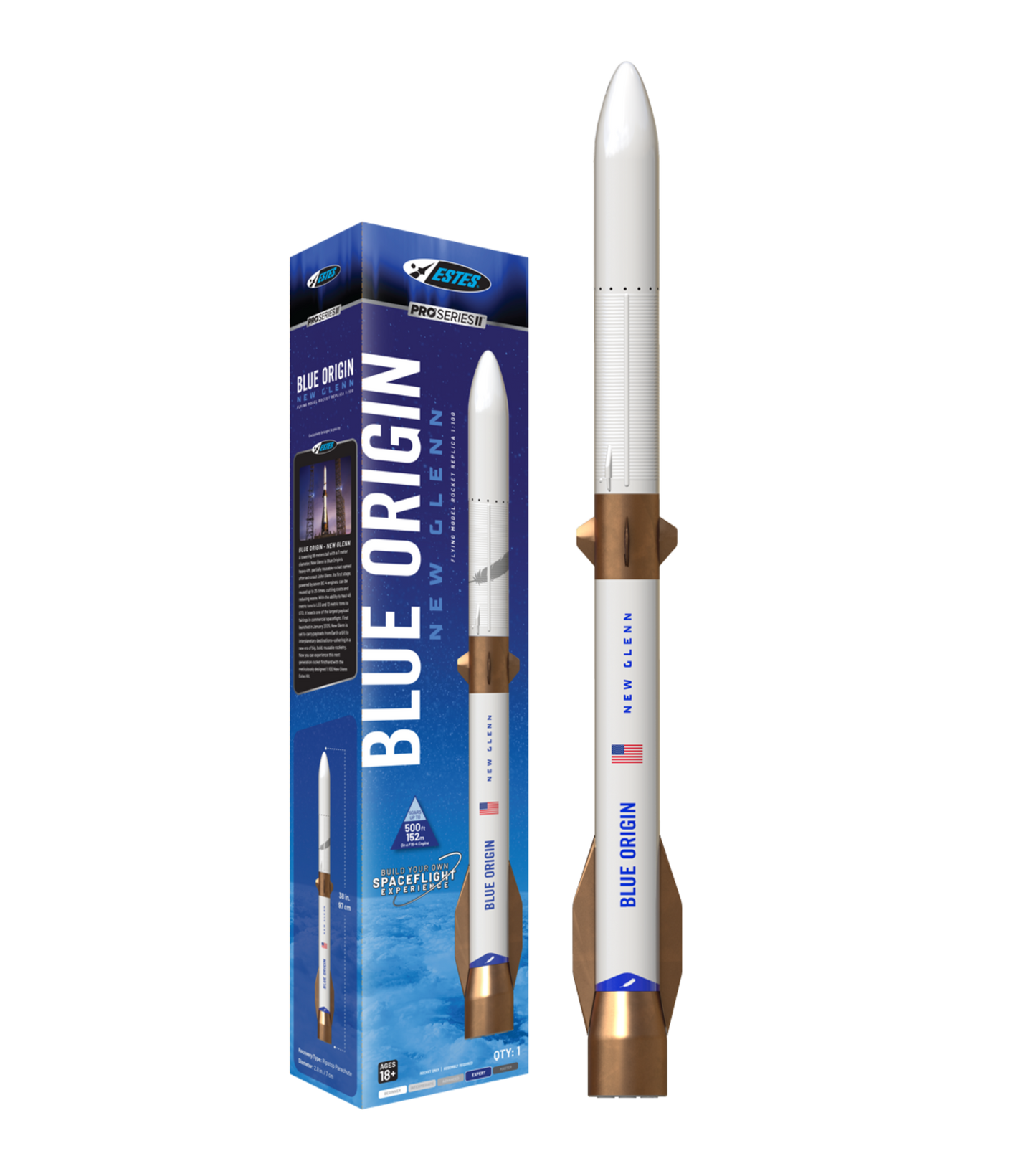 New Glenn Pro Series II Estes Rocket
