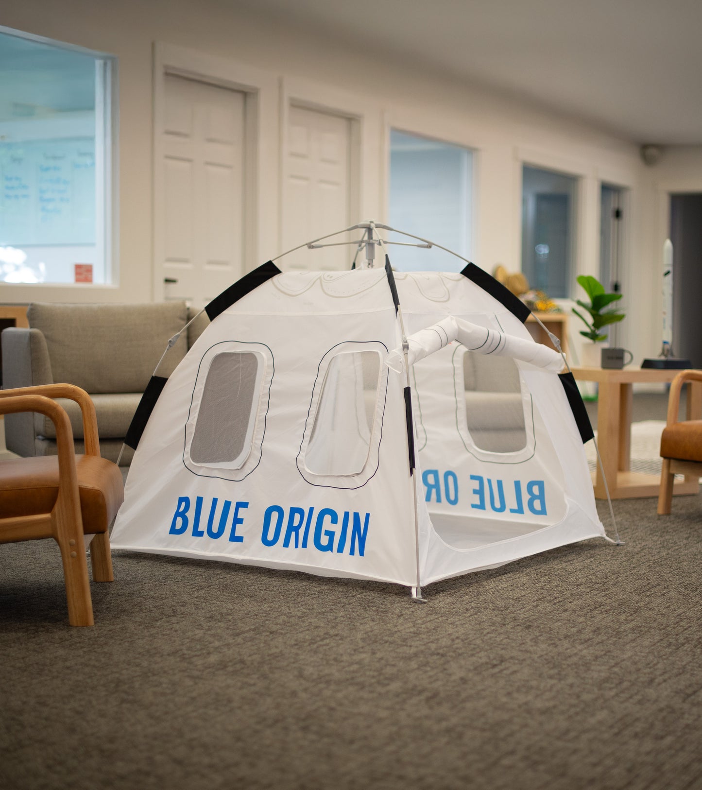 New Shepard Crew Capsule Pop-up Tent