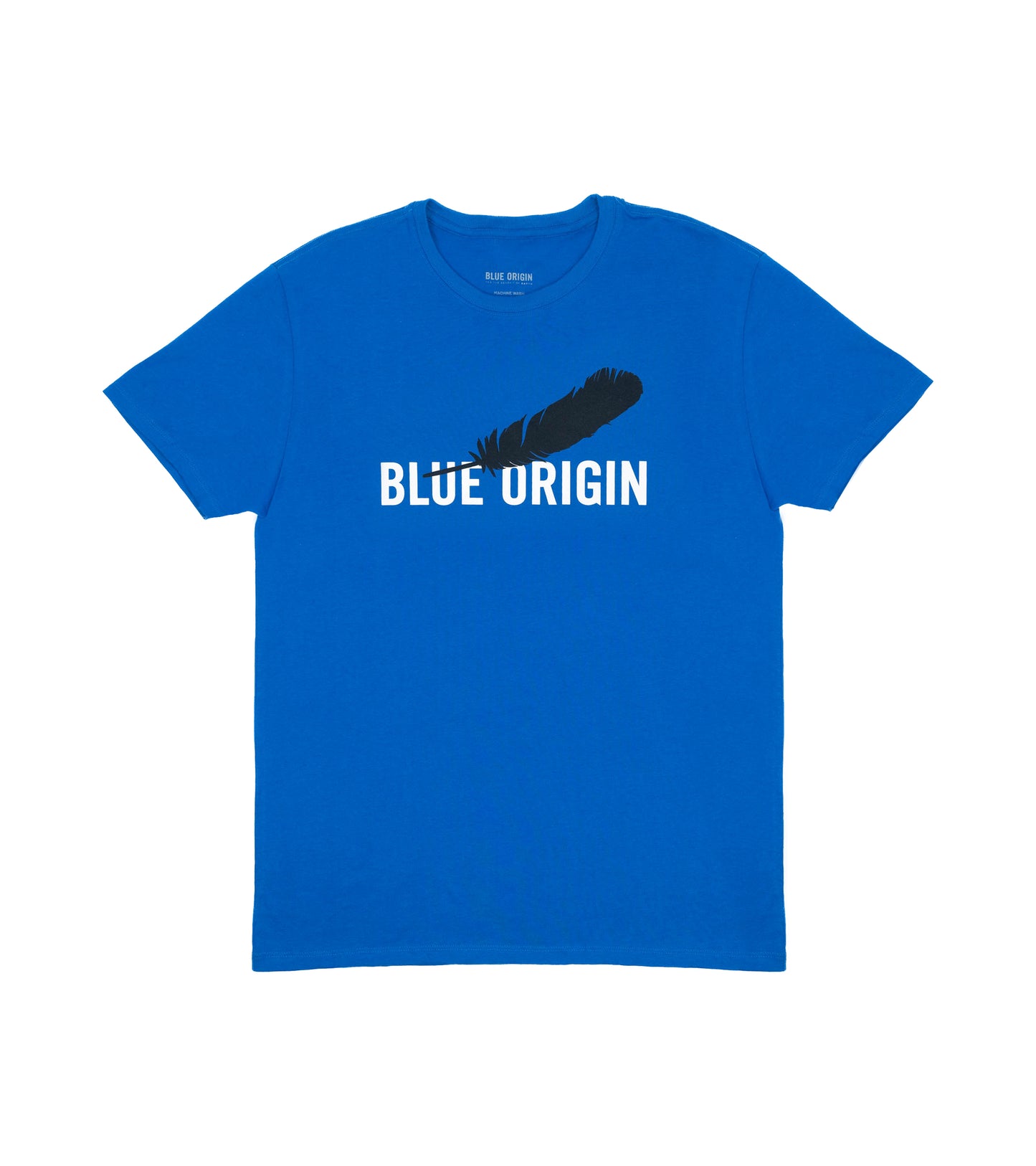 Men's Blue Feather Logo Tee