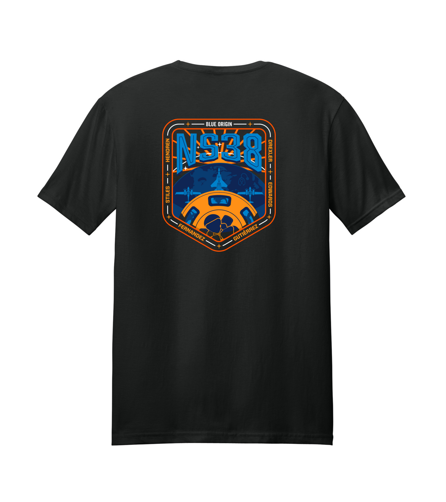 NS-38 Mission Tee - Front and Back