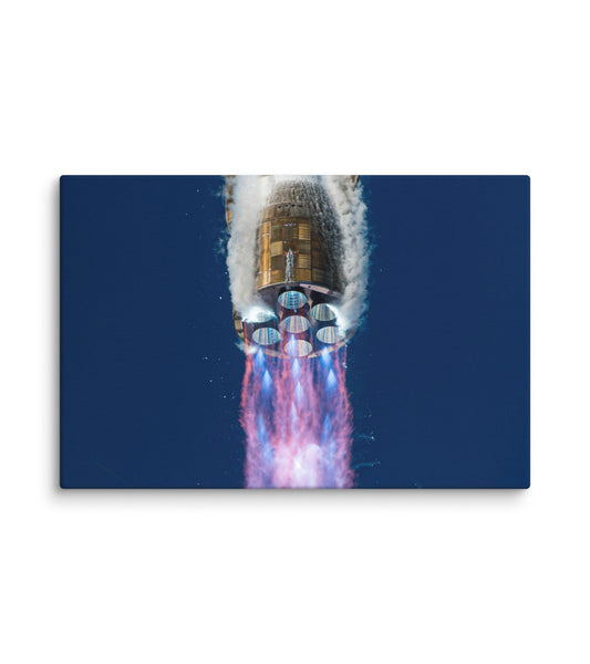 NG-2 Engines Mach Diamond Canvas/Framed Print