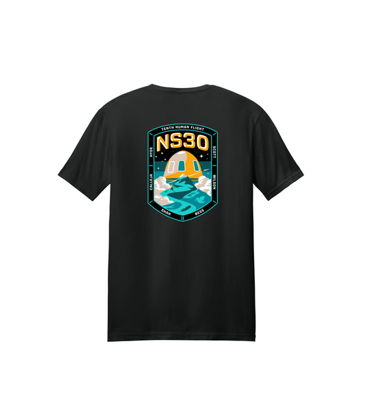 NS-30 Mission Tee - Front and Back