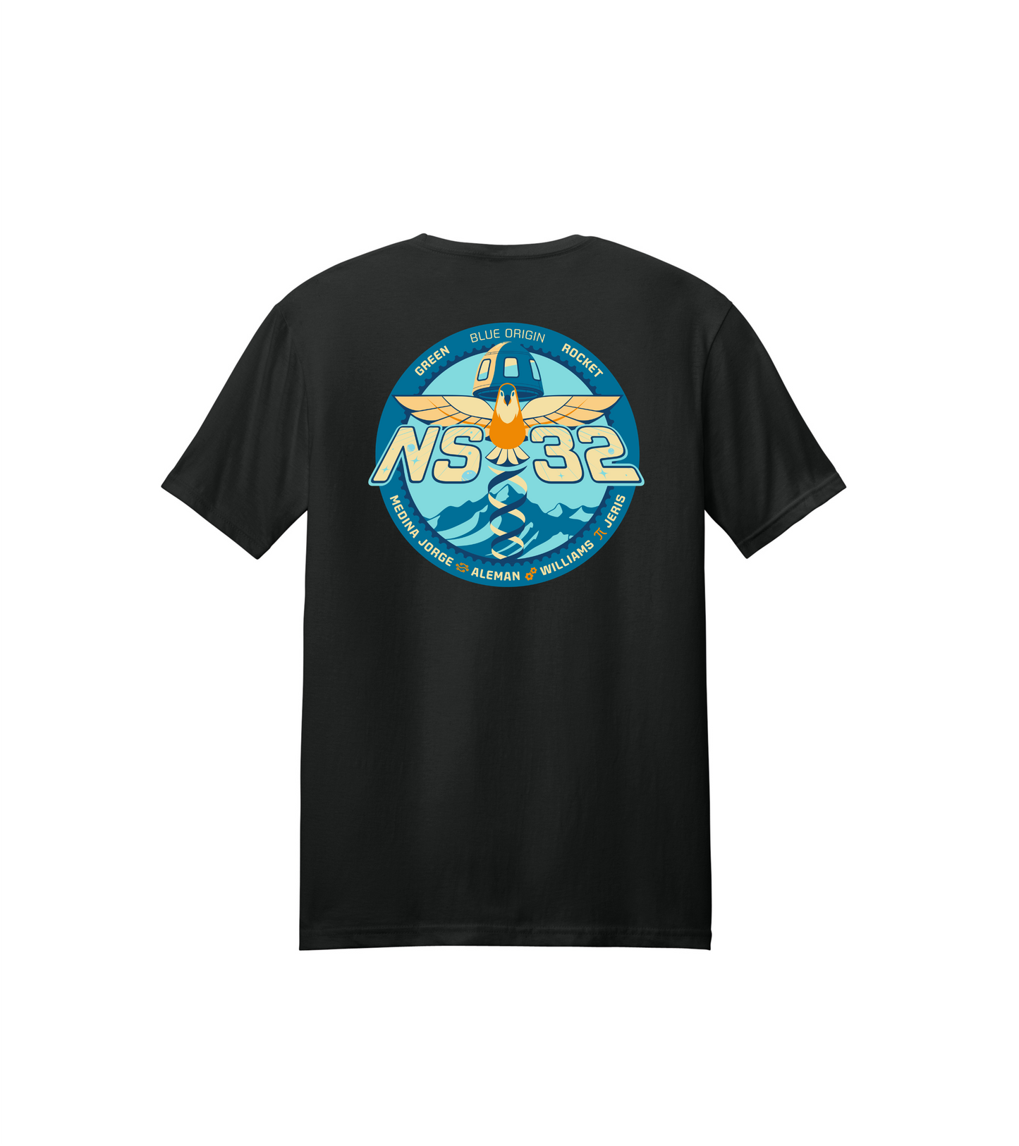 NS-32 Mission Tee - Front and Back