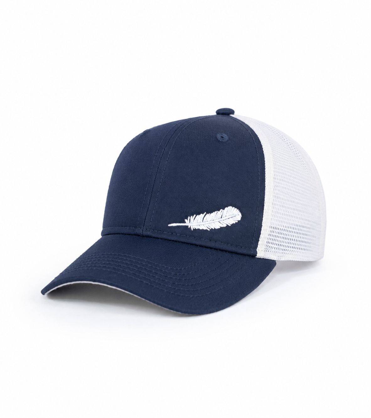Feather Trucker Hat