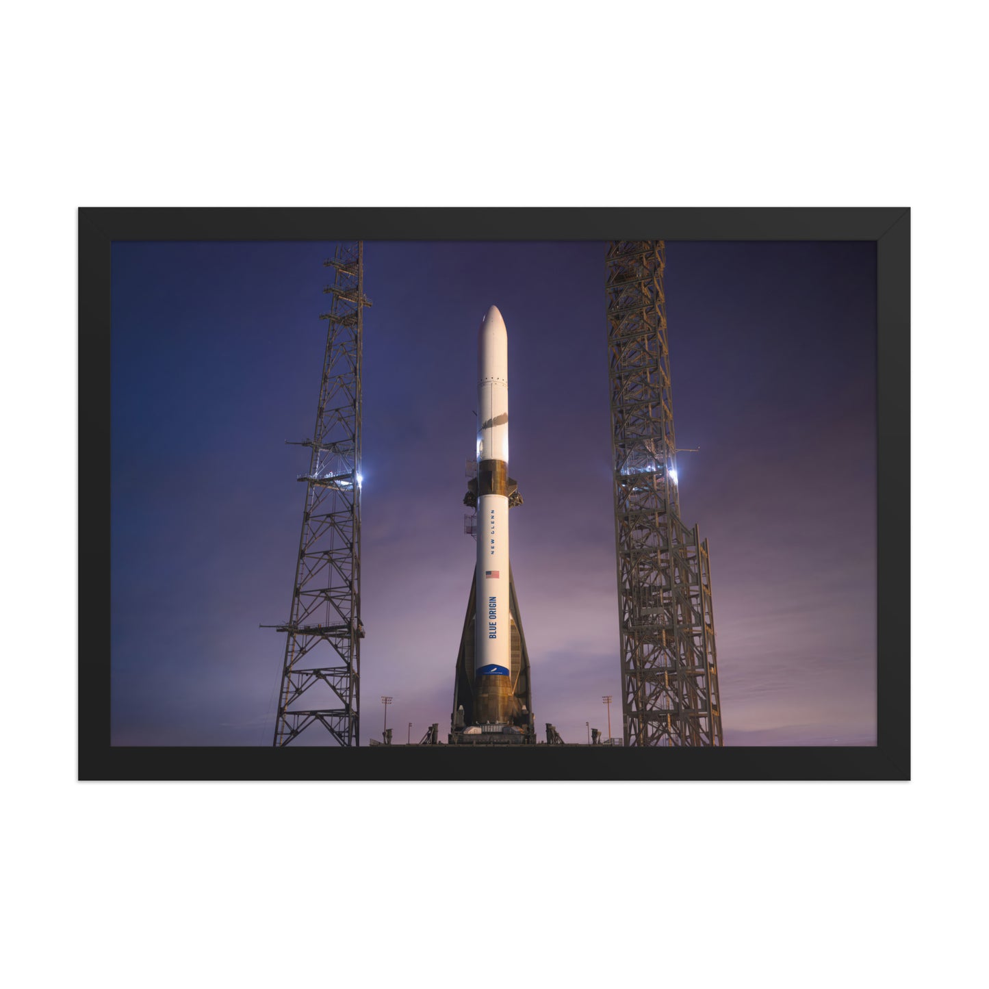 New Glenn Launch Pad Canvas/Framed Print
