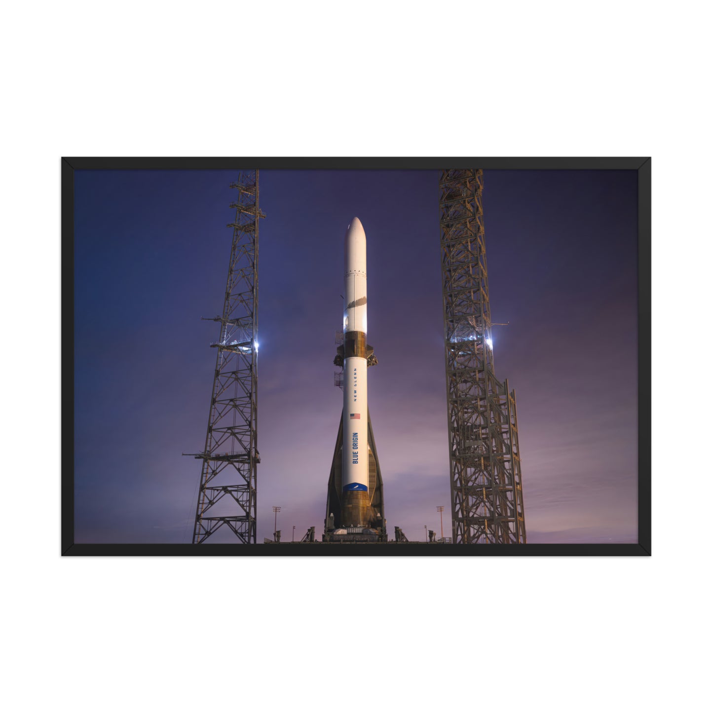 New Glenn Launch Pad Canvas/Framed Print
