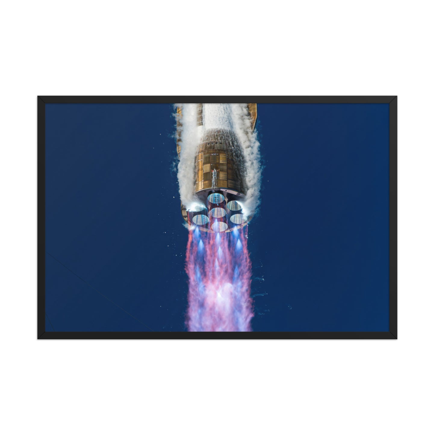 NG-2 Engines Mach Diamond Canvas/Framed Print