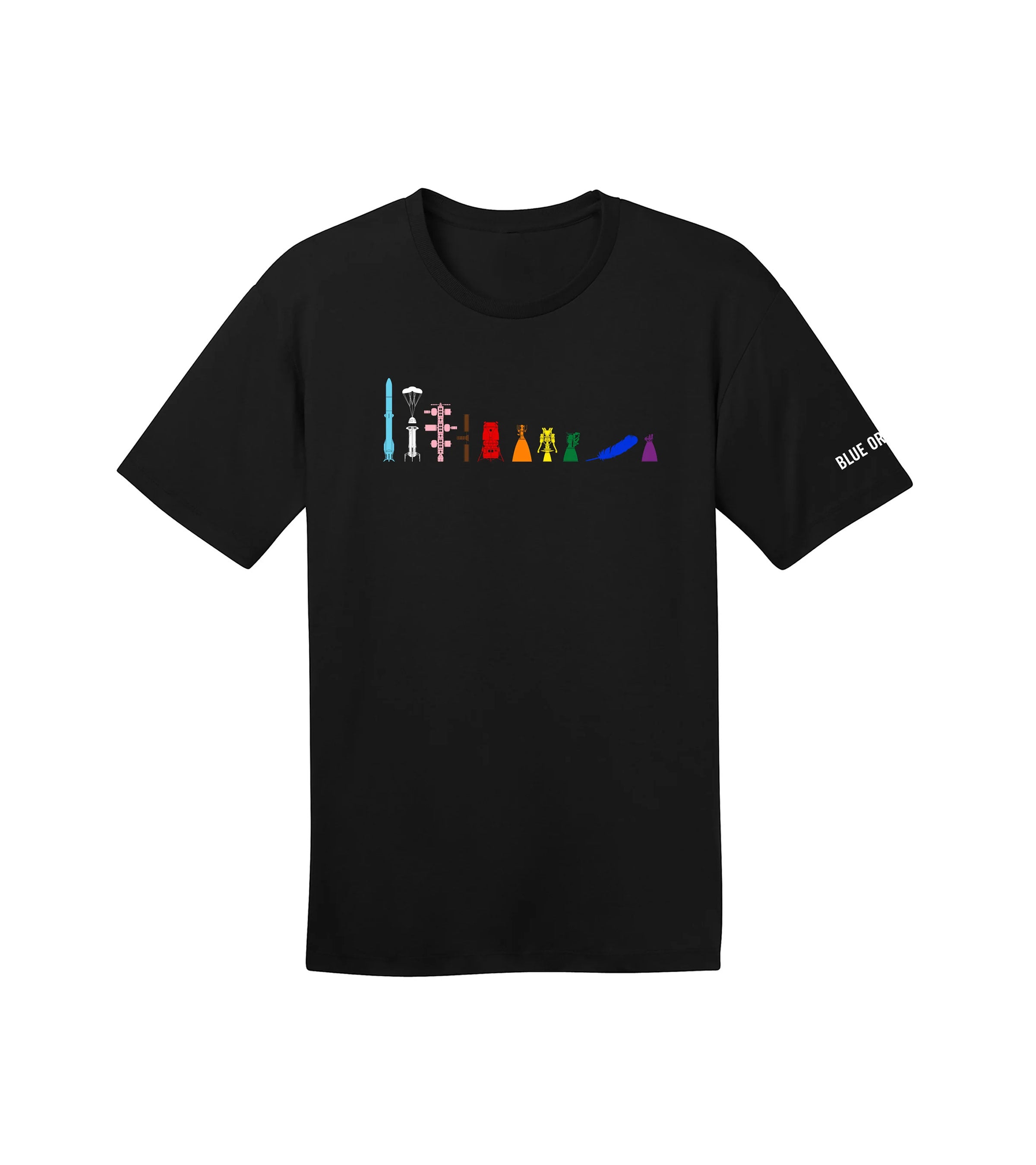 Pride Vehicle & Engines Tee Blue Origin Shop