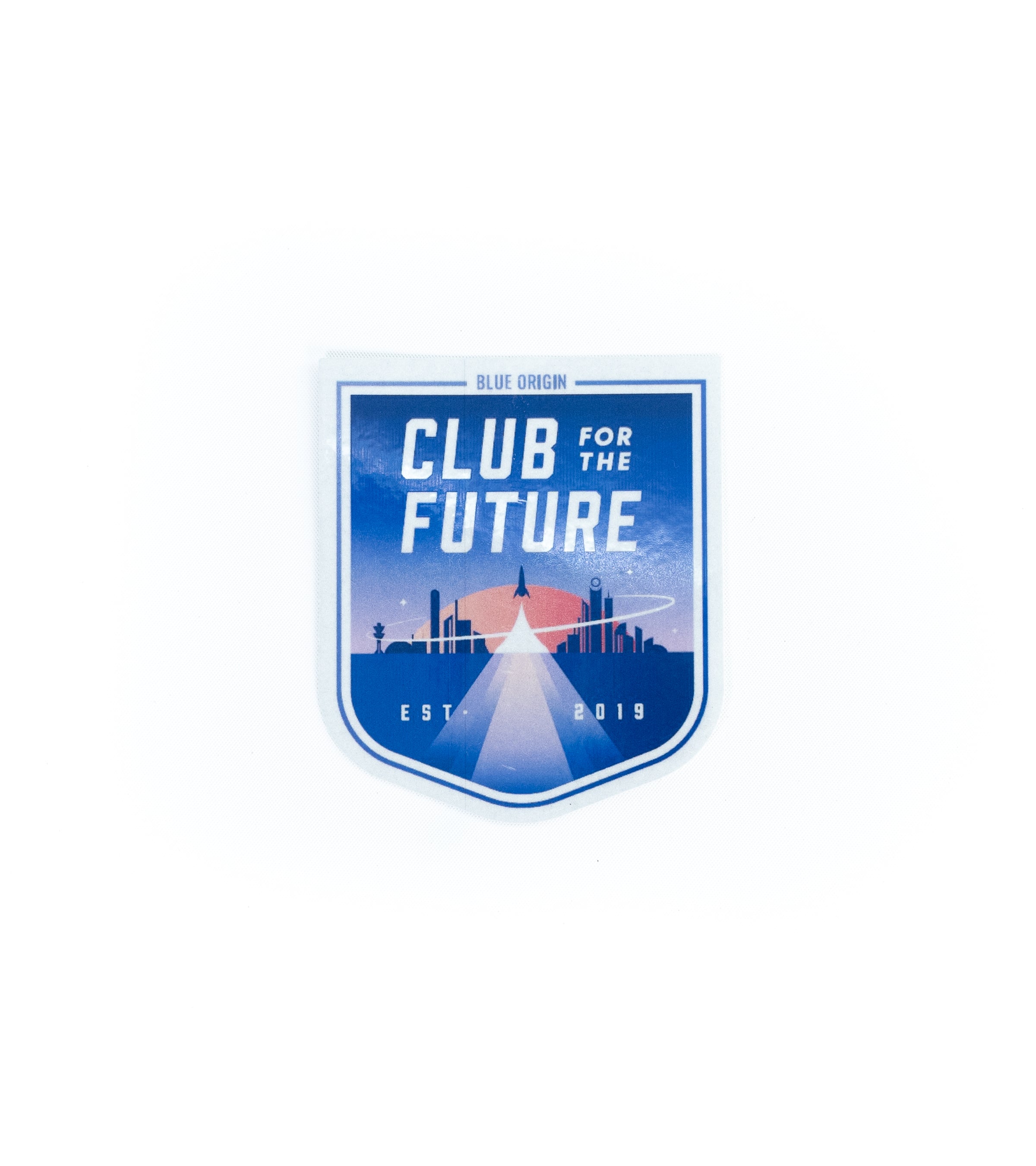 Clvb Sticker Club for the Future Sticker – Blue Origin Shop