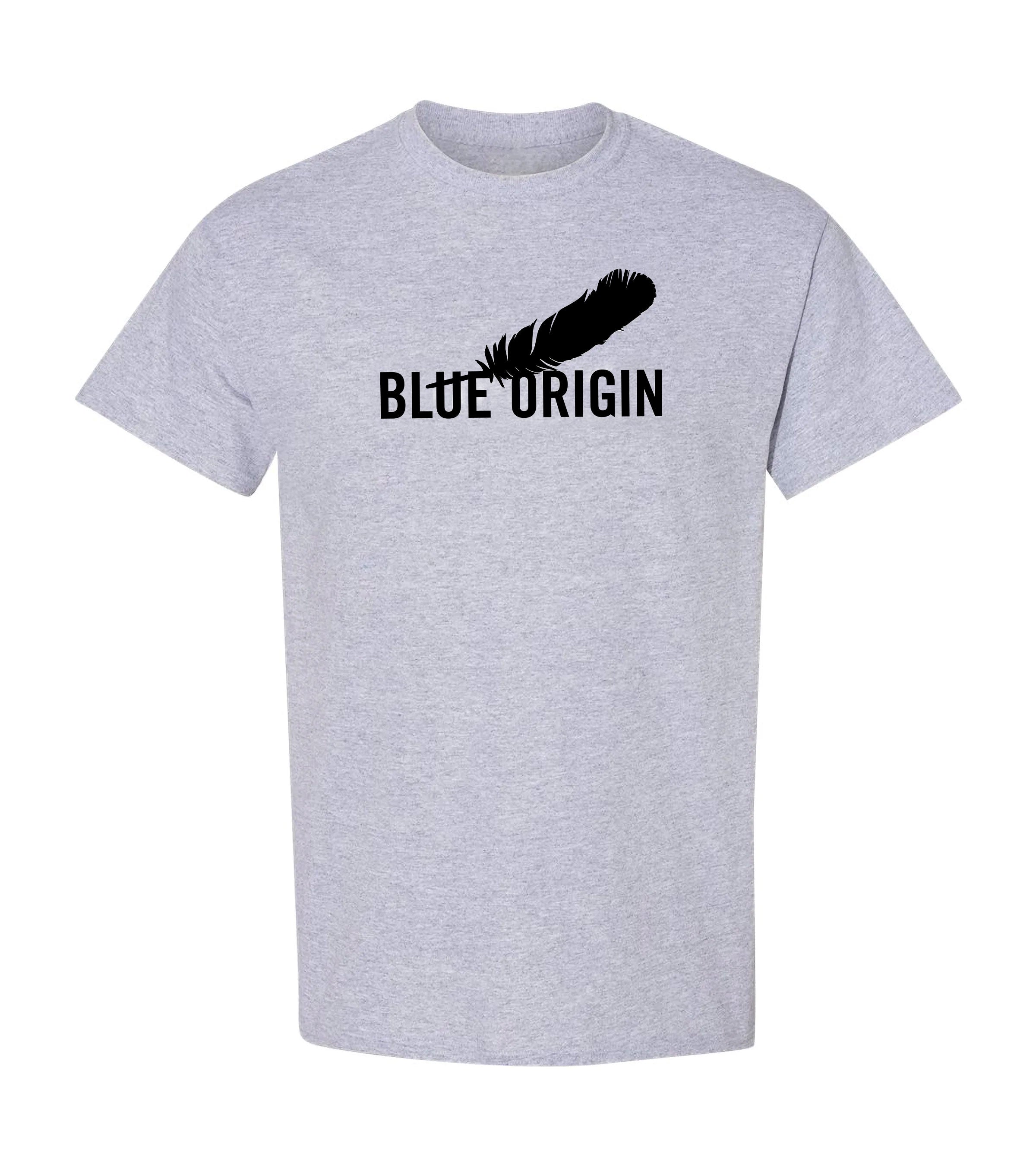 Men's Sport Grey Feather Logo Tee – Blue Origin Shop